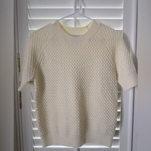 Cream Varley Knit Top